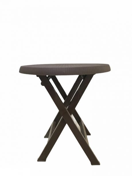 Round Table - H65 - W60CM - BROWN