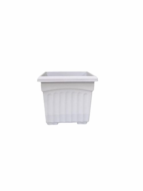 Baba BI-SQ-200 Pot White H17xW20cm