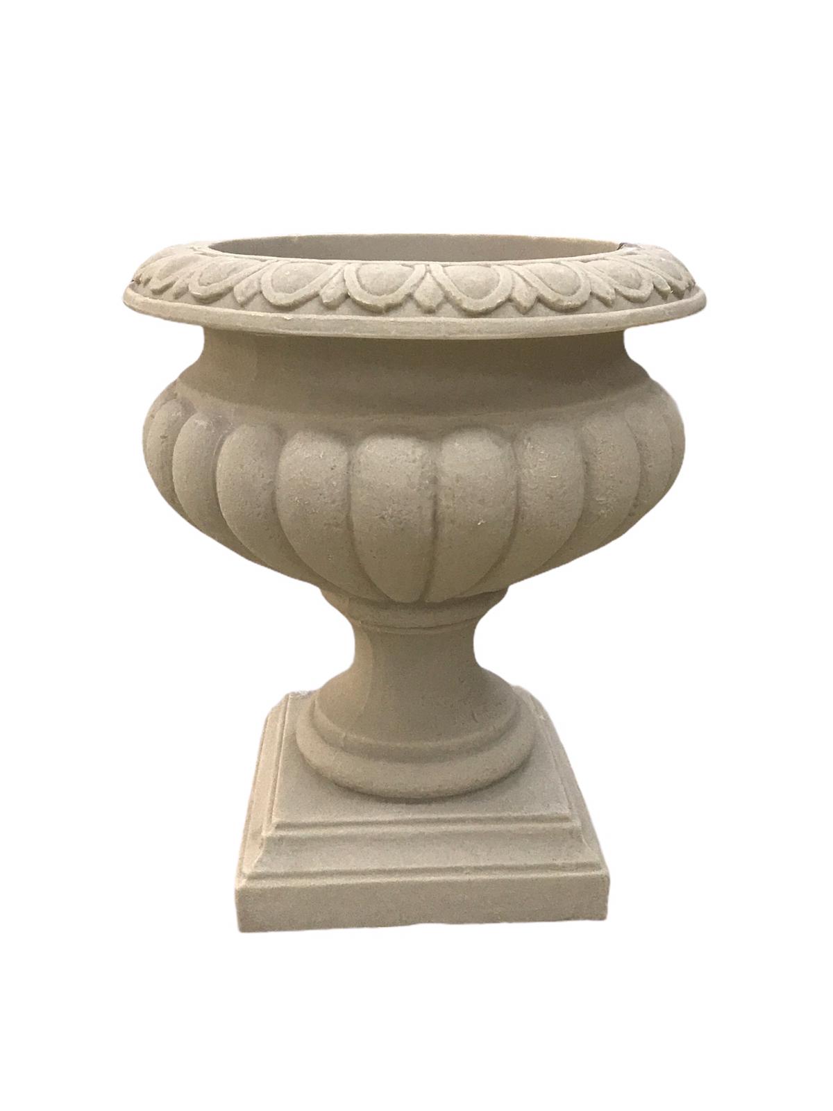 Luxo Lime Stone Pot H69cmX62cm