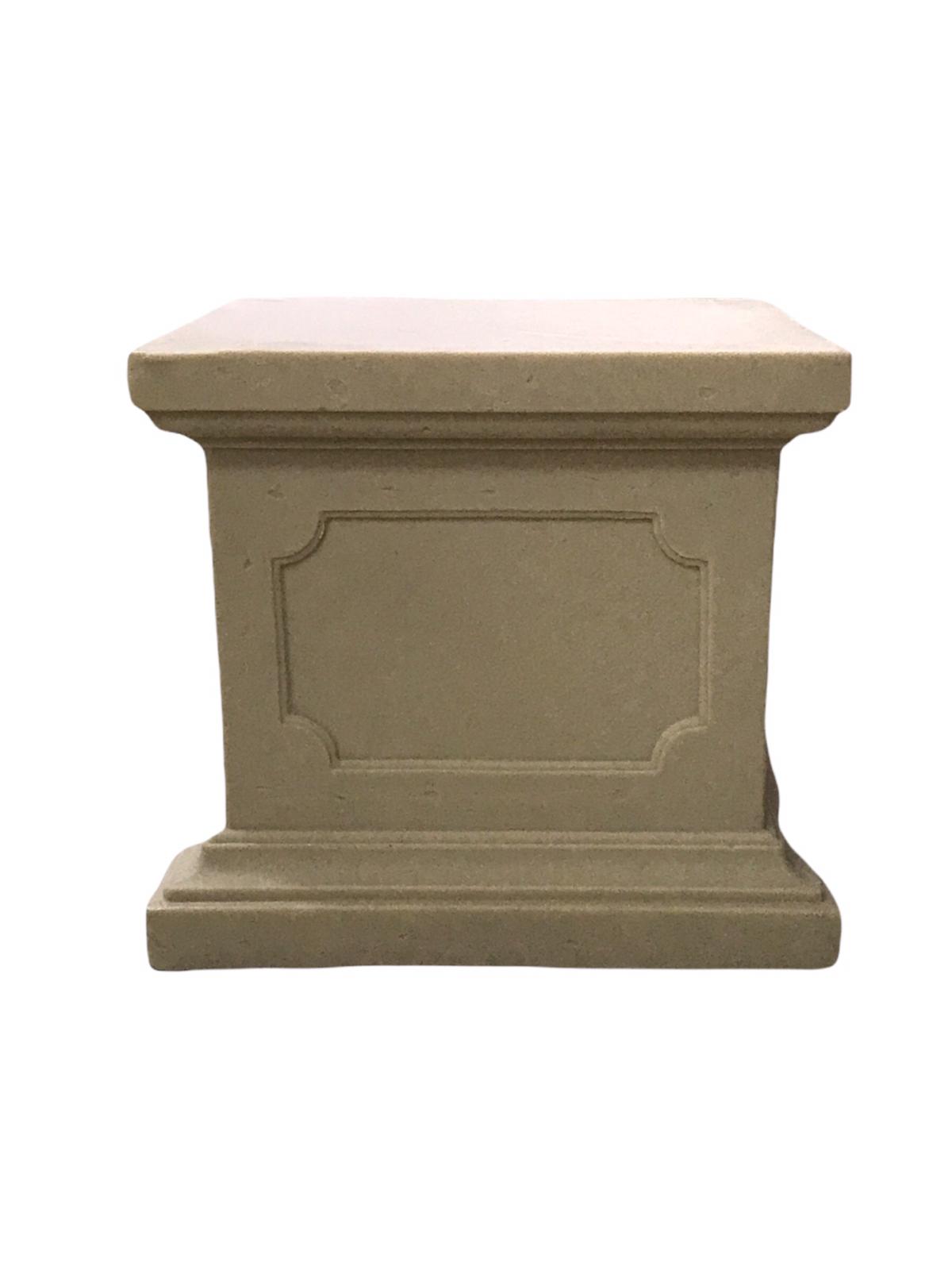 Samo Lime Stone Pot Stand H37.5cm
