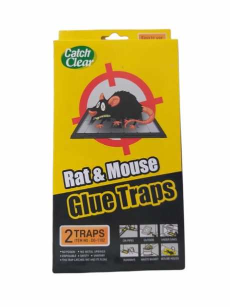 RAT & MOUSE GLUE TRAPS  2PCS