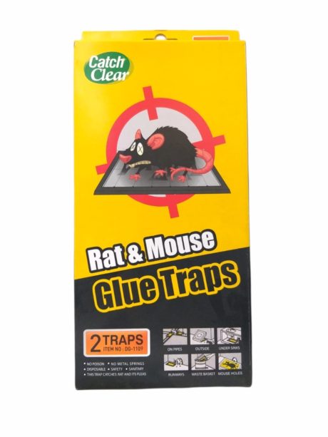 RAT & MOUSE GLUE TRAPS 2PCS GIANT