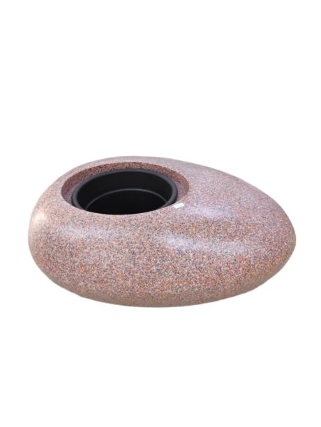 ROCCA POT RED GRANITE H55 W35 L130 CM