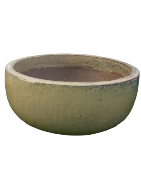 CERAMIC POT BEIGE 63X27CM