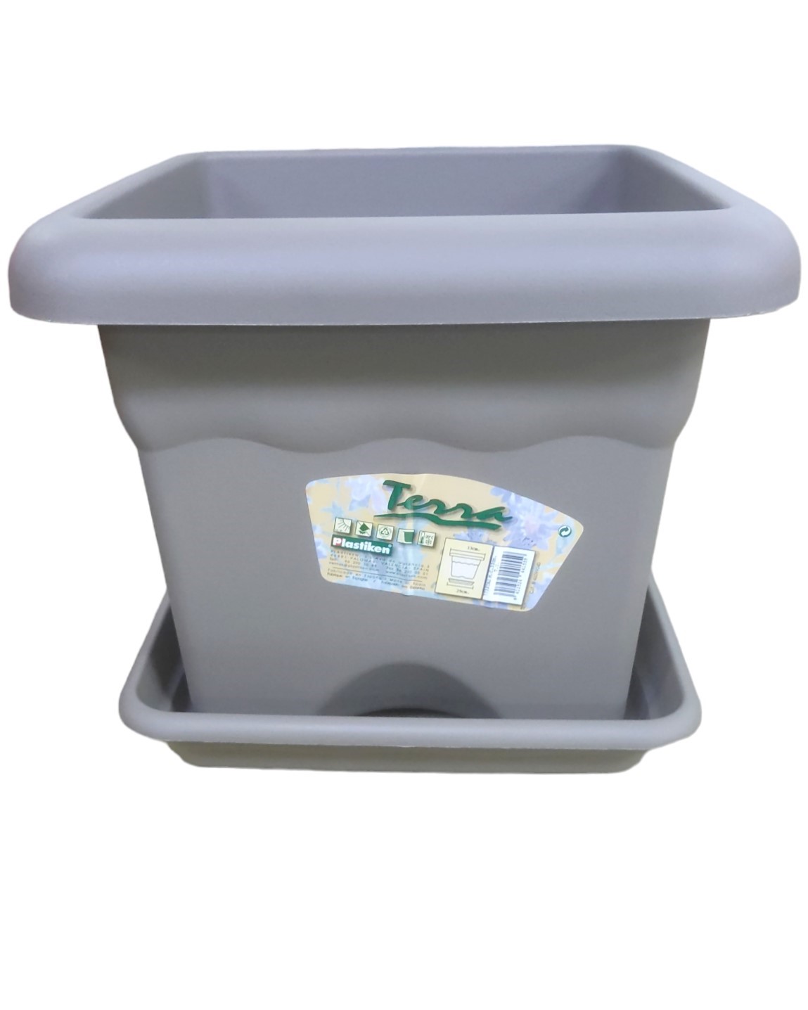 sq flowerpot 33cm 3285