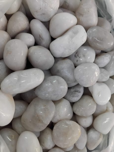 Pebble Stone AAA Polished White 2-3cm 20kg