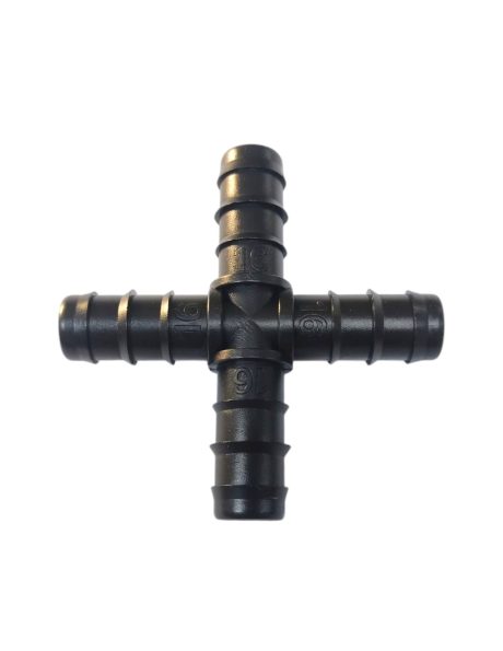 Cross Barbed Connector 13mm