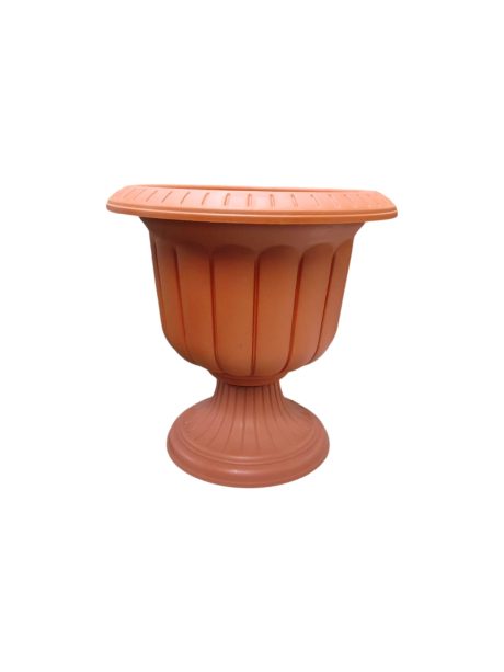 Spanish Cotta/white Cup Pot H36X36cm