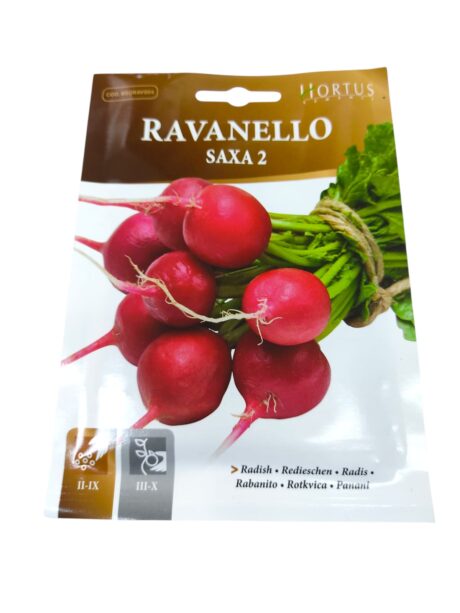 Hortus Radish Ravanello Saxa2 10gr