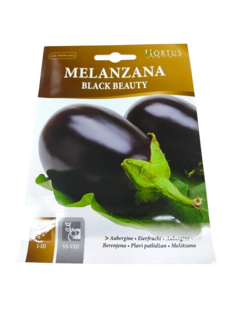 Hortus Eggplant Black Beauty 2.50gr