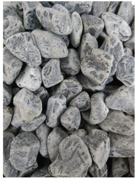 Pebble A Tumbled Black 3-5cm 20kg Bag