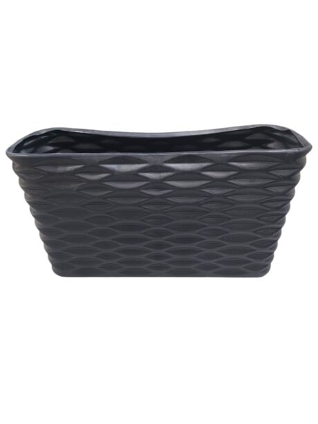 ELN Oval Rect. H47XW90cm Black